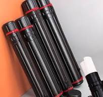 Tube Storage DEWEL 2Pcs Telescoping Plastic Art Tube For ...