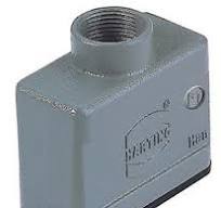 HARTING Hood HARTING - Top Entry M20 Aluminum Connector Housing Han 10B Hood