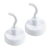 Master Magnet 1 in. Diameter Magnetic Hooks (2-Piece per Pack ...