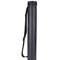 Matte Texture Art Supplies Painting Tube - Waterproof Plastic Circular  Drawing Storage Tube, Telescopic Design For Convenience (Black