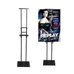 [Hot Item] Hot Selling Adjustable Poster Hanging Metal Frame Kt Board  Display Stand for Advertising