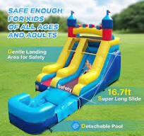Amazon.com: JOYMOR Commercial Grade Inflatable Water Slide ...