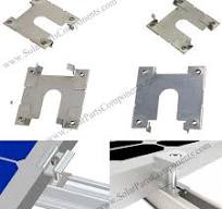 Grounding Washer Grounding Lug Rail Conductive Sheet Silver Solar Panels  Stainless Steel Earth Plate Grounding Clip