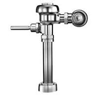 7.564-in Chrome Brass Universal Fit Flushometer