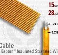 Kapton-Insulated Vacuum Ribbon Cables