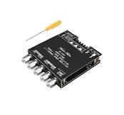 MakerHawk Bluetooth Amplifier Board HiFi Stereo 2.1 TPA3116D2 2X50W+100W  12V-24V Audio Power Amplifier Module Bass and Treble Control for Store Home  ...