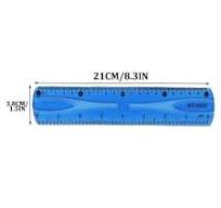 Flexible Plastic Ruler, Multi-Functional Measuring Tool, Clear Scale with  Round Holes and Wavy Lines for Accurate Drawing and Measurement,  Lightweight ...