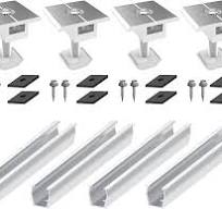 Amazon.com: Solar Panel Roof Bracket Aluminium Solar Panel ...