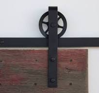 Single Vintage Barn Door Roller