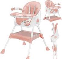 UBRAVOO 3-in-1 Baby High Chair Foldable Portable Baby Dining Chairs Eat &  Play Convertible High Chair With Five-point Snap Button,Double-layer Dinner  ...