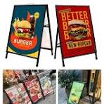 Kt Board Stand up Advertising Board a Frame Sign Poster ...