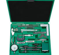 Machinist Caliper & Micrometer Tool Kit: 13 pc, 0 to 150 mm Caliper, 0 to  25 mm Micrometer