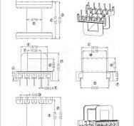 Bobbins | Common Mode Choke Inductor Bobbin 5+5 Pin EVD25 ...
