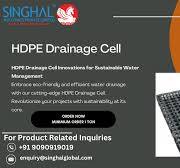 HDPE Drainage Cell, for Garden, Retaining Walls ...