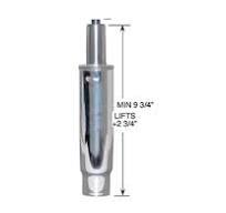 Gas Cylinder Complete Assembly 8 1/4" 50mm Chrome Column