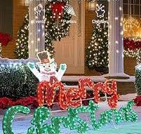 Amazon.com: Brightown Merry Christmas Decorations Lights ...