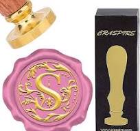 Amazon.com: CRASPIRE Retro Alphabet Wax Sealing Stamp ...