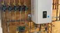 Oil to Gas Conversion - 5 Zone Wall Hung Combi Boiler & Water Heater System model NFC-200