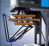 Delta Robot revolutionizes small parts sorting with 60 pieces/minute precision and high-speed visual recognition. Boost factory efficiency with flexible automation and no-coding software for instant ...