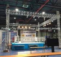 [Hot Item] 500 X 600 mm Aluminum Alloy Lighting Stand Spigot Flat Display Box Truss for Boxing Game