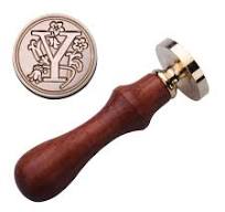 Wax Seal Stamp Kit Classic AZ 26 Alphabet Initial Letters Sealing Wax Stamp for Envelope (Letter Y)
