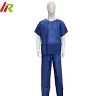 High Quality Disposable Coverall EN 13034 Anti-Static SMS Protective Tubeless Type 5/6 Isolation Suit for Safety Clothing