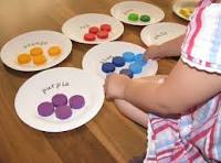 Sorting Colours with Bottle Tops | Learning 4 Kids
