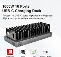 OEM 1000W 16-Port USB-C Charging Dock,1000W 16-Port USB-C ...