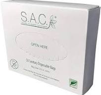 Sanitary Napkin Disposal Bags pack of 4