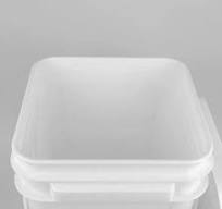 Chemical Resistant Square Plastic Bucket with IML/Thermal ...