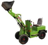 China Electric Mini Front Wheel Loader with Attachments Battery Power