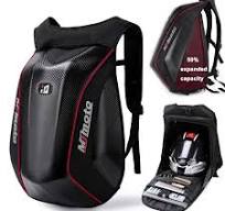 JFG Customized Carbon Fiber Waterproof Adjustable Motorcycle Backpack Moto Riding Backpack