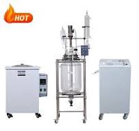 100L 50L 10L 20L PTFE Sealing Jacketed Vessels Glass Reactor Price List USA Instock