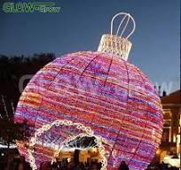 Outdoor Christmas Ornament Outdoor Large Commercial IP65 3D ...