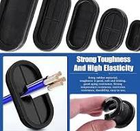 Amazon.com: Glarks 20Pcs Oval Closed Rubber Grommet ...