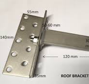 Solar PV Tile Roof Hook Mounting Rail Panel Adjustable Stainless Steel Bracket