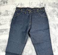 Vintage Deadstock Prison Blue Jeans Mens 40X30 PRSN BLU Raw Denim Made in USA