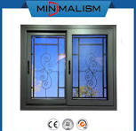 Building Material Aluminum Sliding Window with Clear Glass Grey Color Customized Size with 304# Stainless Hardware Double/Single Hung Slide Window