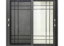 Modern 3 track grey color double glazed aluminum sliding ...