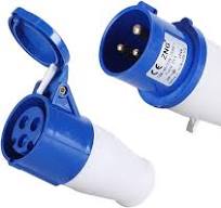 SIPUN 3 Pin Industrial Plug/Socket Connector 240V Power ...