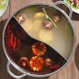 Amazon.com: Divided Pot Double-flavor Shabu Shabu Pot with ...