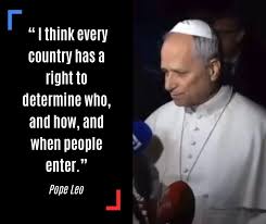Pope Leo XIV made the comments while speaking to reporters ...