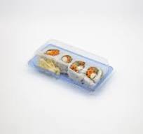 ST-1-006 | 6.7x3.9x1.8in Heavy Duty PET Sushi Trays with ...