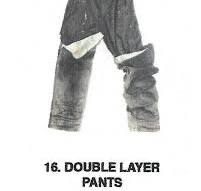 16. DOUBLE LAYERS PANTS Created from vintage cargo pants and ...