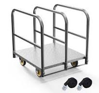 Amazon.com: Panel Cart, Heavy Duty Flatbed With 5In Swivel ...