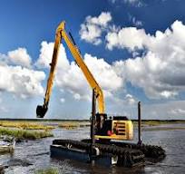 Amphibious Dredger with Cutter Suction Pump / Backhoe Bucket ...