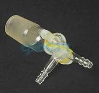 29/32 Joint Borosilicate Glass Tee Type 3-Ways 8mm Barbed Adapter Stopcock  Lab | eBay