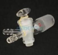24/29 Joint Borosilicate Glass Tee Type 3-Ways 8mm Barbed Adapter Stopcock  Lab
