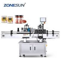 ZONESUN ZS-TB200R Automatic Round Bottle Labeling Machine For Jam Jar