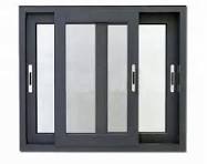 Modern Charcoal Grey Grey Sliding Aluminium Window